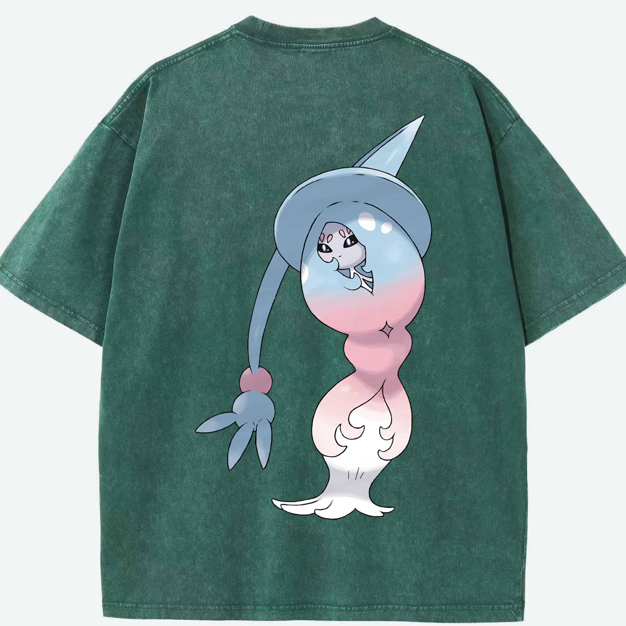 （画像用） ポケットモンスター Pokémon 綿100% ヴィンテージ風 半袖Tシャツ（背面プリント）